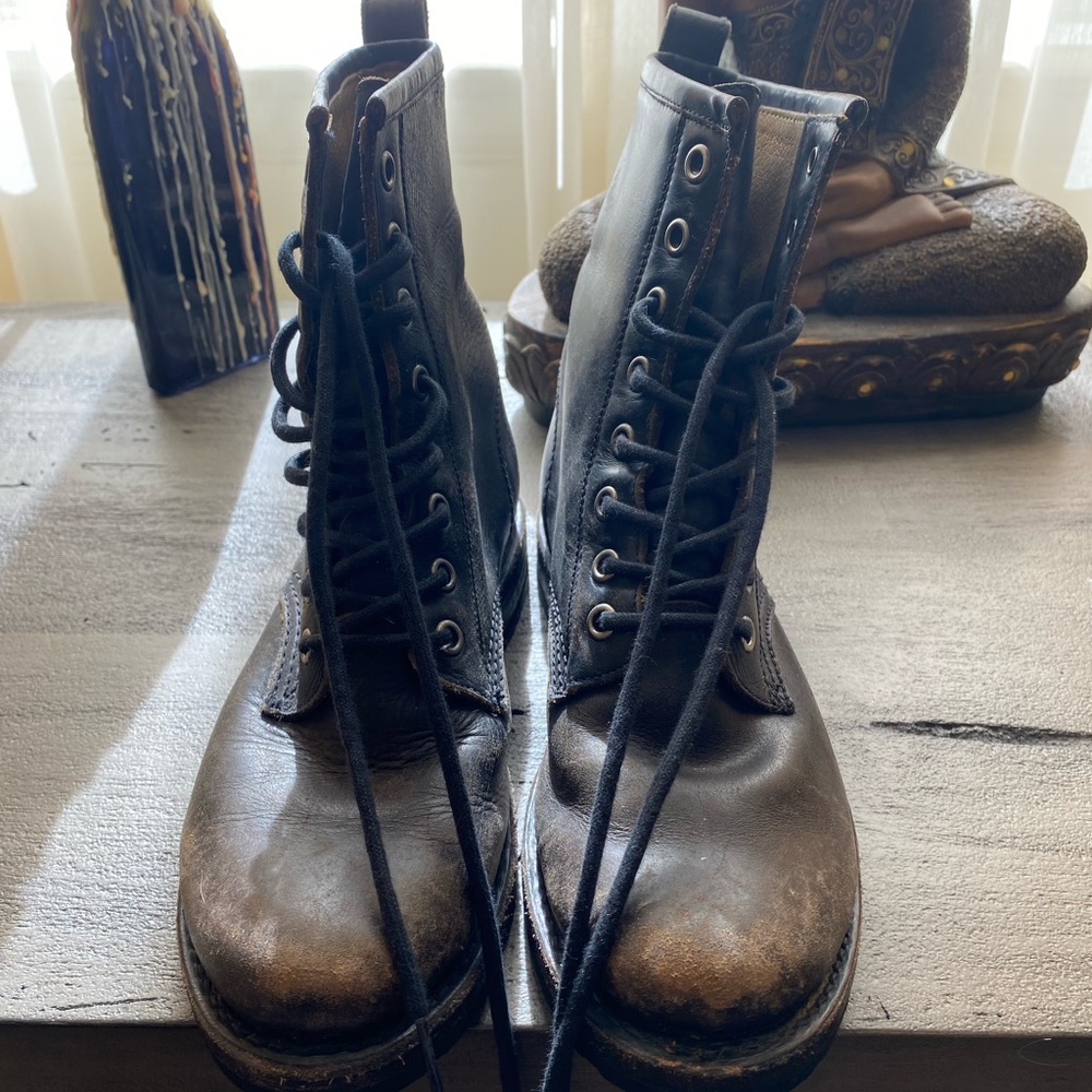 Frye Veronica Combat Boots